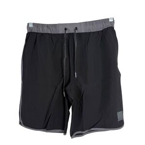 Dixxon‎ The Chad Athletic Shorts Mens M Black Premium Apparel Gym Workout Hybrid